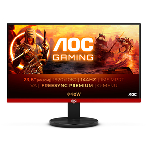 AOC 24インチ モニター 赤いアクセント付き Amazon.co.jp: AOC ゲーミングモニター 23.8インチ, 1920×1080