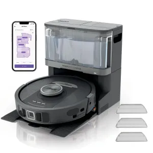 Shark Rv2610eus Shark PowerDetect NeverTouch RV2800YEEU Robot vacuum cleaner, Black ...