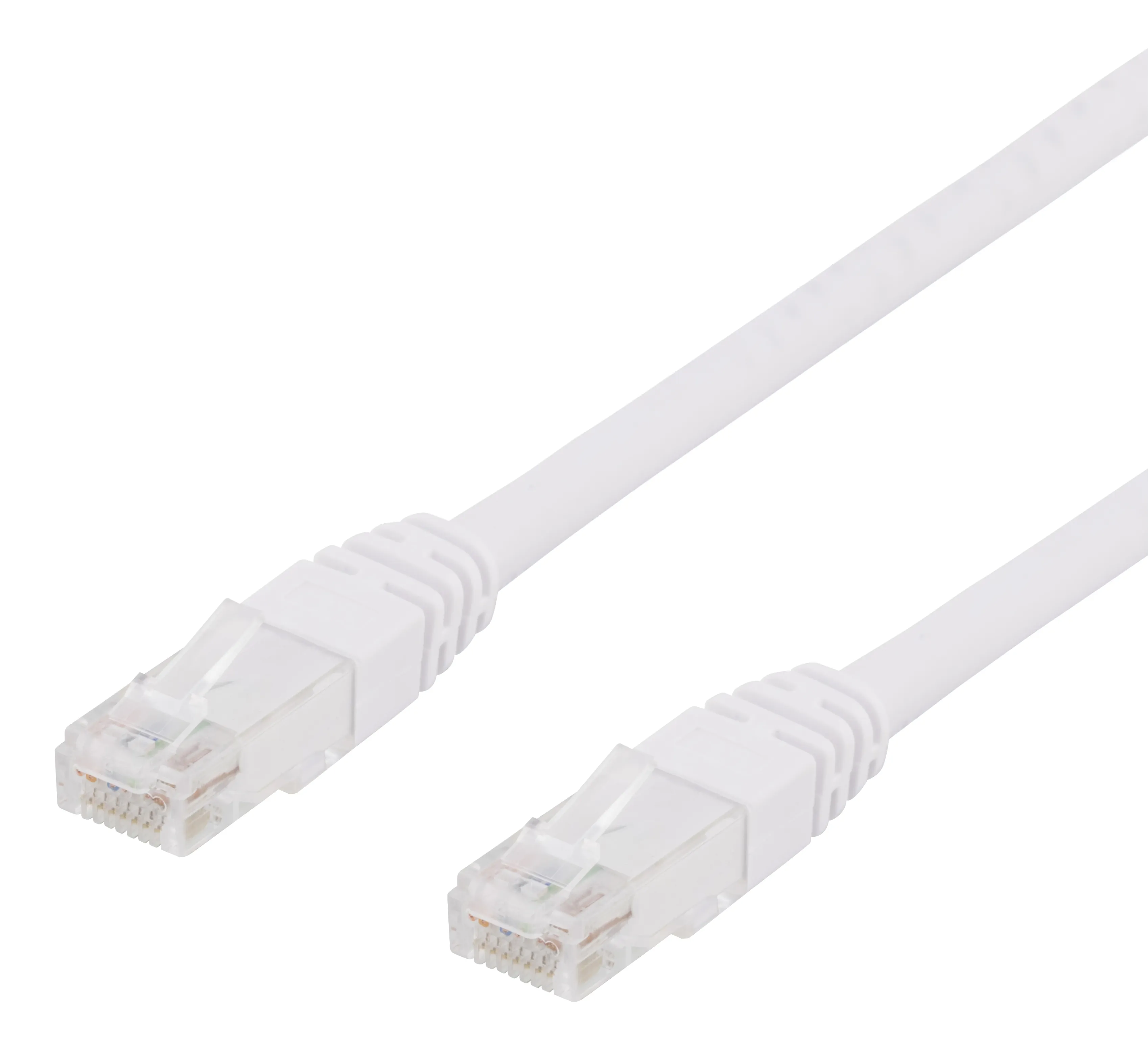 Deltaco Cat6 U/UTP LSZH RJ45 2m nätverkskabel, vit - Multitronic