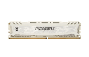 Crucial 8GB (1x8GB) Ballistix Sport LT, DDR4 2400MHz - White